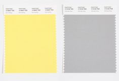 three different shades of gray and yellow