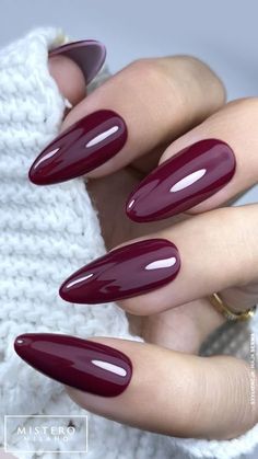 Red Chrome Nails, Wine Nails, Simple Fall Nails, Nagellack Trends, Nail Art Pictures, Fall Nail Art Designs, Matte Nails Design, Her Nails, Fall Nail Art