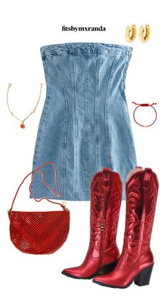 Y2k Street Style, Blue Dresses For Women, College Gameday Outfits, Denim Tube Top, Strapless Denim Dress, Jeans Street Style, Mini Tube Dress