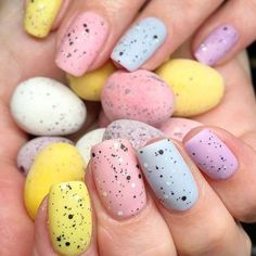 Easter Color Nails, Spring Pedicure, Easter Nail Art Designs, Easter Nail, Easter Nail Designs, Bunny Nails, Easter Nail Art, Colorful Nail, About Easter