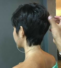 Big Short Hair, Short Sassy Hair, Pixie Haircut For Thick Hair, Short Hair Trends, Sassy Hair, Very Short Hair, Pixie Hair, Penteado Cabelo Curto