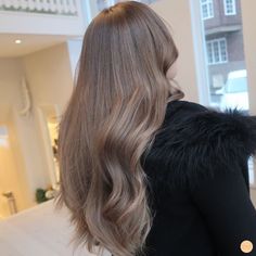 Cool Tone Light Brown Hair, Cool Toned Light Brown Hair, Mushroom Hair, Korean Hair Color, Ash Hair Color, Gorgeous Hair Color, Long Hair Color, Ash Blonde Hair, Dark Blonde Hair