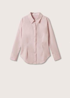 Essential cotton-blend shirt Elle Woods, Tailored Design, Garment Labels, Suit Style, Cotton Poplin, Dart, Capsule Wardrobe, Shirt Style, Womens Shirts