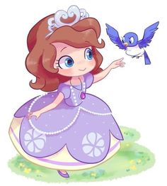 Sofia The First Drawing, Sofia Cartoon, Disney Princess Babies, Disney Cuties, Kawaii Disney, Cute Disney Drawings