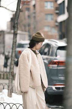 A favorite returns once more! In an incredibly cozy teddy fleece, our Curly Jacket will be a go-to warm, practical piece for day-to-day wear. Designed with an oversized fit, drop shoulders, a button up front, and two side zip pockets. Fully lined. 

Color: Beige
70% Polyester, 30% Wool; Lining: 100% Cotton Cozy Everyday Outerwear With Ribbed Cuffs, Soft Texture Outerwear For Fall, Fall Outerwear With Soft Texture For Everyday, Cozy Fit Outerwear With Ribbed Cuffs, Soft Texture Outerwear For Everyday Fall Use, Everyday Winter Outerwear With Fleece Lining, Cozy Fleece Outerwear For Everyday, Everyday Long Sleeve Winter Fleece Jacket, Cozy Everyday Winter Outerwear