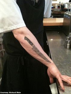 Knife | Filetero Whisk Tattoo, Jewel Tattoo, Food Tattoos, Knife Tattoo, Fire Tattoo, Doodle Tattoo