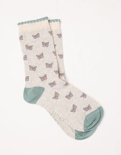 Keep your toes nice and warm during the colder months with these super cute and incredibly soft socks. Butterfly Socks, Job Clothes, Polka Dot Socks, Soft Socks, Socks Cute, Soft Sock, Cute Pajamas