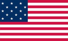 an american flag with stars on it