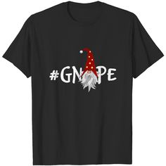 Gnope Gnome T-shirt Gnome Christmas Shirts Vinyl, Gnome Holiday Shirts, T Shirt, Design