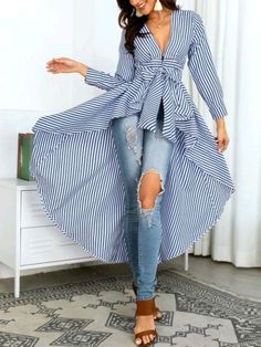 Dip Hem Shirts, Casual Blouse, Fall Shirts, Buy Dress, Long Sleeve Casual, Fashion Online Shop, Stylish Outfits, Dip, Blouses For Women