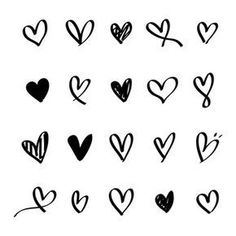 Get a hand-drawn heart collection clipart! A fantastic pack of unique illustrations for your creative use, perfect for cards and decorations. Combine with our heart cliparts for a heartfelt finish!