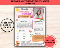 the editable teacher flyer template for teachers