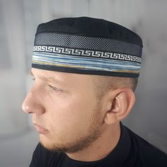 View our stunning kufi hat collection that will add an a fashionable element in your daily life. Click to shop now! Perfect hand made muslim kufi hat for mens. Fabric - organic linen made Ukraine This is a cool gift. А man of any age will be pleased and grateful. Remarkable hand made linen kufi for our beloved mens: grandfather, father, husband, baby and teens son, brother, uncle, nephew, godfather, and all friends. Kufi is fashionable. Kufi is stylish. Kufi is reliable. Kufi is beautiful. Kufi Embroidered Black Hats As Gifts, Traditional Black Hat As Gift, Kufi Hat, Crochet Crown, Mens Fabric, February Birthday Gifts, Princess Photo, February Birthday, Man Weave