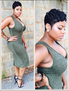 Fantasia's short style Fantasia Barrino, Pixie Styles, American Woman, Short Styles, Short Pixie