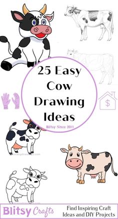 Christmas doodles Cute Rock Painting Ideas Easy Animals, How To Draw Farm Animals, How To Draw A Cow, Simple Cow Drawing, Cow Drawing Ideas, Cows Drawing, Easy Cow Drawing, Funny Cow Pictures, Cow Doodle