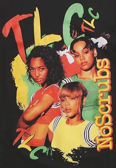 Tlc Wallpaper Aesthetic, Posters For Your Room 90s, Rnb Poster Graphic Design, 90s Room Posters, 90s Aesthetic Posters, 90s Music Posters, R&b Poster, 1990s Poster, Tlc Poster