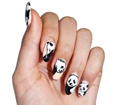 SCRATCH nail wraps - Lazy Pandas designed by Rik Lee Nail Wraps Best, Rik Lee, Lazy Panda, Valentines Nail Art Designs, Animal Nail Art, Valentine Nail Art, Nail Designs Valentines, Nail Art Ombre, Animal Nails