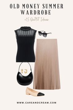 Old Money Summer Capsule Wardrobe + 15 Outfit Ideas Old Money Look, Classic Outfits For Women