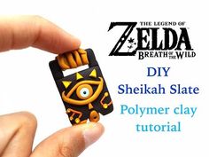 the legend of zelda breath of the wild diy sheikan slate polymer clay