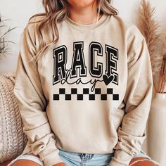 Racing Shirt, Race Day Sweatshirt, Race Day Shirt, Racing Sweatshirt, Womens Race Shirt, Motocross, F1 Shirt, Stock Car, Race Car Shirt 🖤 Processing time 3-5 business days (excludes the weekend) 🖤 SHIPPING INFO 2-10 business days (excludes the weekend) It is that time of year where shipping delays across all carriers are at an all time high. We urge customers to please plan for the full production time frame and plan for shipping to take long then usual. First Class shipping DOES NOT include insurance in case of lost or damaged packages by USPS. Refunds will not be given in the event that a package is not delivered by the estimated delivery day. Refunds will not be given if a package is lost or damaged and insurance is not purchased. I recommend priority mail which comes with $50 of insu F1 Shirt, Car Shirts, Racing Shirts, Stock Car, Race Day, Race Car, Motocross, Priority Mail, Race Cars