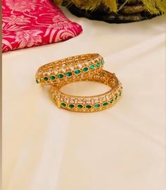 Elegant Indian bangles set with Kundan work kada, Gold Bangles, Wedding Bangles, Indian Pakistani Wedding Jewelry, Bridesmaids bangles Details :- Stone - Kundan Metal - Brass Quality - Fine Brass Metal  Closure:- Screw Type Plating:- Gold Plated Openable bangle in 22 k gold plating Beautiful Looks at One Glance - with Intricate gold plated creates Glamorous Reflections and adds Luxurious Looks. Ready to ship from Indian To measure the size of the bangle: Please refer to the size guide in the pic Luxury Kundan Openable Bangle, Hand Set Bangle For Wedding And Diwali, Hand Set Bangle For Wedding During Diwali, Wedding Bangle Openable, Festive Bridal Bangle Sets With Hand Set, Wedding Bangle For Diwali, Kundan Hand-set Bracelets For Marriage, Kundan Bracelet For Marriage, Hand Set Kundan Bracelets For Marriage