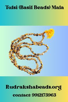 Tulsi (Basil Beads) Mala Tulsi Basil, Tulsi Mala, Pharma Industry, Hindu Scriptures, Basil Plant, Beads Online