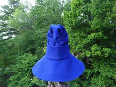 "This witch hat is an ideal for cosplay, Halloween and everyday wizardry. The brim of hat is about 6\" wide. Sizes: round head 22\", 24\", or 26\". If you need any other size, please contact me. Handmade with durable polyester felt. Fully lined with silky charmeuse. Ready to ship within 3 business days. Free domestic shipping with USPS First Class Mail." Fitted Hat With Curved Brim For Cosplay, Fitted Curved Brim Hat For Cosplay, Fitted Brimmed Hat For Cosplay, Wizard Hat, Hat Wide Brim, Halloween Photos, Cosplay Halloween, Costume Hats, Wide Brimmed Hats