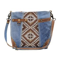 . Materials: DENIM RUG & LEATHER BAG Item Width: 14 Item Depth: 4 Item Height: 10.6 Shoulder: 22 Denim Crossbody Bag, Denim Rug, Denim Crossbody, Leather Denim, Upcycled Denim, One Bag, Sewing Accessories, The 80s, Shoulder Purse