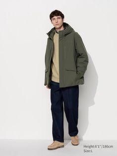 - Relaxed cut.  Function details  - Fit: Relaxed - Pockets: With Pockets(Inside pocket(s))  - The images shown may include colors that are not available.  Product ID: 473378 Uniqlo Store, Quilt Stitching, Down Parka, Styling Ideas, Helmut Lang, Uniqlo, Online Purchase, Water Repellent, Inside Pocket