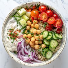 a bowl filled with different types of vegetables