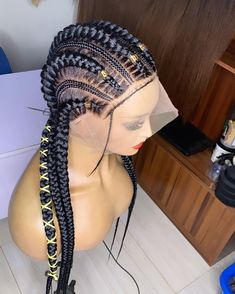 Big Cornrow Braids, Kanekalon Hair, Cornrow Braids, Big Braids, Kanekalon Hairstyles, Box Braid Wig, Braided Wigs, Braided Wig, Ombre Wigs