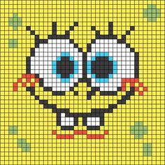 a cross stitch pattern with an image of a smiley face