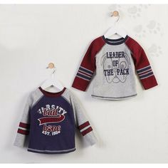 Item Description: Mud Pie H8 Baby Toddler Puppy Long Sleeve Jersey T-shirt Tee 15100032 Choose Navy jersey slub or heathered gray speckled knit tee features contrast sleeves with applied jersey-style stripes, ribbed neckline and jersey slub and felt sentiment applique or flocked sentiment. Available in size: Small (12-18 months), Medium (24 months - 2T/3T) or Large (4T-5T). Each size and designs sold separately. Choose from drop down window. Other items shown not included. Attention Buyers! Mud Mud Riding Shirts, Monster Truck 3rd Birthday Shirt, Monster Truck Shirts For Boys, Varsity Tees, Toddler Rocker T Shirt, Monster Truck Tshirt Boys, Hat Size Chart, Size Chart For Kids, Mud Pie