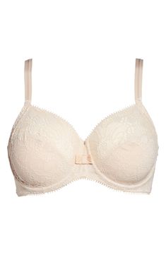 Ornate lace decorates the three-part cups of this French-designed bra finished with a stretch tulle lining that ensures ultimate support. Lined underwires and well-positioned straps ensure comfort. Style Name:Chantelle Lingerie Day To Night Underwire Bra. Style Number: 6089492. Bra Style, Day To Night, To Night, Comfort Style, Underwire Bra, Nordstrom, Lingerie, Bra, Lace