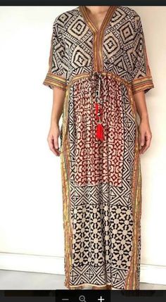 Welcome to visit our Etsy shop. It's our pleasure to serve you...😊 The Hand Block Bagru Print Zari Dress for Women is a stunning and culturally rich attire that combines traditional Indian craftsmanship with contemporary fashion. Hand Block Bagru Print: The dress is adorned with a beautiful and intricate hand block Bagru print. Bagru is a traditional printing technique from Rajasthan, India, known for its exquisite patterns and designs. Skilled artisans create these prints by carving wooden blocks and meticulously stamping them onto the fabric. The result is a unique and eye-catching design that showcases the rich heritage of Indian textile art. Zari Embellishments: The dress features exquisite zari work, adding a touch of opulence and elegance. Zari is a type of metallic thread often mad Multicolor Short Sleeve V-neck Dress For Vacation, Bohemian Multicolor V-neck Dress With Short Sleeves, Multicolor Maxi V-neck Dress For Vacation, Multicolor V-neck Dress For Summer Vacation, Casual Multicolor V-neck Dress For Beach, Bohemian Maxi Holiday Dress, Bohemian V-neck Midi Dress For Vacation, V-neck Beach Dress For Vacation, Red V-neck Beach Dress For Vacation