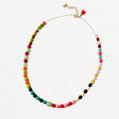 Amara-Beaded-Necklace Multicolor Heart Beads Round Jewelry, Multicolor Heart Shaped Beads Jewelry, Multicolor Heart Beads Necklaces For Jewelry Making, Rainbow Necklace With Tiny Round Beads, Rainbow Necklaces With Tiny Round Beads, Bohemian Multicolor Heart Beads Necklace, Adjustable Multicolor Beaded Necklace With Heart Beads, Colorful Bohemian Beaded Necklaces With Heart Beads, Rainbow Beaded Chain Necklace With Round Beads