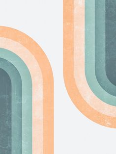 an abstract background with curved shapes in pastel colors