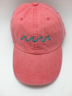 Hats Shown: #1: Seafoam with 1256 Navy Thread #2: Coral Hat with 1105 Seafoam Thread #3: Stone cap with 1254 Cobalt thread #4: Light Blue with 1256 Navy Thread #5: Light Pink with 1028 Hot Pink Thread Add text to the back of your cap: https://www.etsy.com/listing/512387337/back-of-cap-text-add-on?ga_search_query=cap+back&ref=shop_items_search_1 Standard shipping arrives via USPS First Class Mail and typically arrives within 4-5 days of shipment. Want to upgrade your shipping to priority?: ht Pink Adjustable Baseball Cap, Pink Curved Brim Baseball Cap For Everyday, Pink Adjustable Baseball Cap For Everyday, Pink Everyday Baseball Cap, Casual Pink Dad Hat With Flat Bill, Casual Pink Flat Bill Dad Hat, Casual Adjustable Pink Fitted Hat, Casual Pink Adjustable Fitted Hat, Everyday Cap With Embroidered Logo