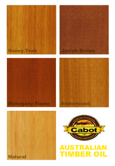 four different types of wood are shown with the words cabot written on each side