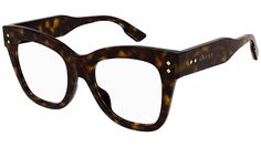 Colección óptica Gucci Logo modelo 1082O 003 con montura habana oscura brillante y patillas habanas. Gucci Eyewear ofrece creaciones eclécticas y contemporáneas que representan el pináculo de la artesanía italiana y son insuperables en calidad, atención al detalle y diseño imaginativo. Compre sus monturas en línea y llévelas a su óptico local para que le ajusten lentes recetados. Gucci Cat Eye Sunglasses, Italian Sunglasses, Gucci Eyeglasses, Havana Color, Gucci Glasses, Gucci Eyewear, Gucci Logo, Glasses Women, Yellow Cat