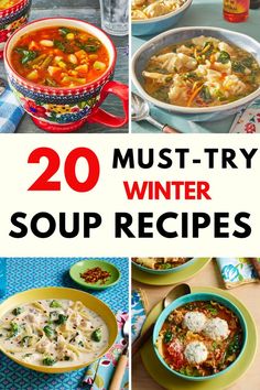 20 must try winter soup recipes