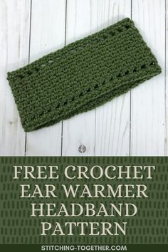 the free crochet ear warmer headband pattern