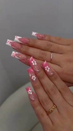 Easy Spring Nail Designs, Unique Bedroom Ideas, Hawaii Nails, Unique Bedroom, Spring Nail Designs, Summery Nails, Vacation Nails, Designs Nail