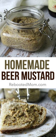 this homemade beer mustard recipe is so delicious and easy to make