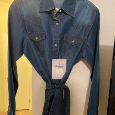 Brand New Sz Small Wrangler Jean Dress, Wrangler Jeans, Jeans Dress, Colorful Dresses, Long Sleeve Dress, Brand New, Womens Dresses, Long Sleeve, Women Shopping