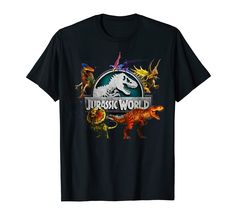 PRICES MAY VARY. Officially Licensed Jurassic World Apparel 16JWOR068C Lightweight, Classic fit, Double-needle sleeve and bottom hem Jurassic World Dinosaurs, Jurassic World, Fashion Items, Logo T Shirt, Dinosaurs, Tshirt Logo, Branded T Shirts, Fashion Branding, T Shirts