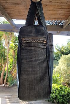 Recycled Denim Tote Bag | Etsy Everyday Dark Wash Bag With Zipper Closure, Recycled Denim Tote Shoulder Bag With Pockets, Denim Blue Recycled Denim Shoulder Bag With Zipper, Denim Blue Recycled Shoulder Bag With Zipper Pocket, Denim Blue Shoulder Bag With Zipper Pocket, Recycled Denim Shoulder Bag With Zipper Pocket, Recycled Denim Shoulder Bag With Pockets Dark Wash, Recycled Denim Shoulder Bag With Pockets In Dark Wash, Everyday Recycled Denim Shoulder Bag With Zipper