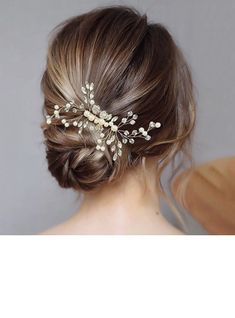 JJ's House Hair Combs Bridal  6.69\"(Approx.17cm) Wedding Hair Accessories 2.37\"(Approx.6cm) Alloy Comb Crystal Pearl Headpieces. #JJ's House #HairCombs #Bridal #Wedding #HairAccessories #Alloy #Comb #Crystal #Pearl #Headpieces Wedding Headpieces, Rhinestone Headpiece, Pearl Beading, Pearl Headpiece, Rhinestone Hair Comb, Hair Comb Accessories, Bridal Hair Clip, Bridal Hair Flowers, Flower Hair Comb