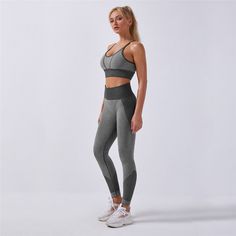 Brand Name:AlleinmeraOrigin:CN(Origin)Material:SpandexGender:WOMENSleeve Length(cm):SleevelessSport Type:YogaFit:Fits true to size, take your normal sizePattern Type:SolidFeature:Anti-ShrinkFeature:BreathableFeature:Quick Dry Sport Set Women, Sport Suit Women, Sport Set, Gym Suit, Crop Top And Leggings, Suits Clothing, Yoga Set, Sports Wear, Sports Suit