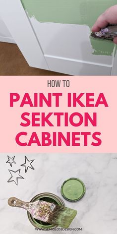 how to paint ikea sekton cabinets in 3 easy steps with pictures and instructions